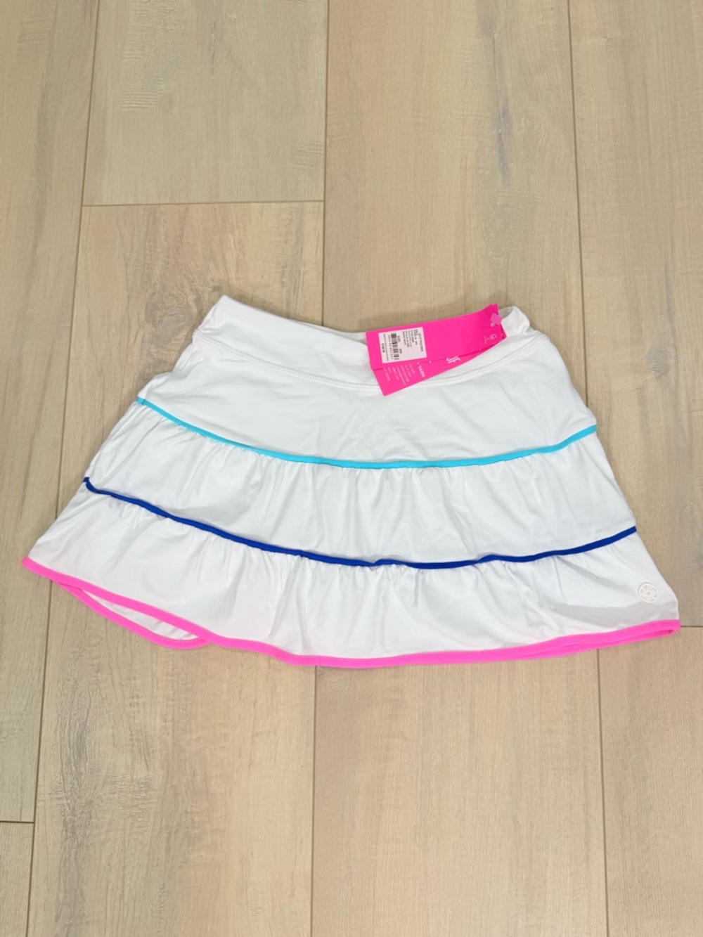 Lilly Pulitzer White Luxletic Athletic Skort - Picture 1 of 6